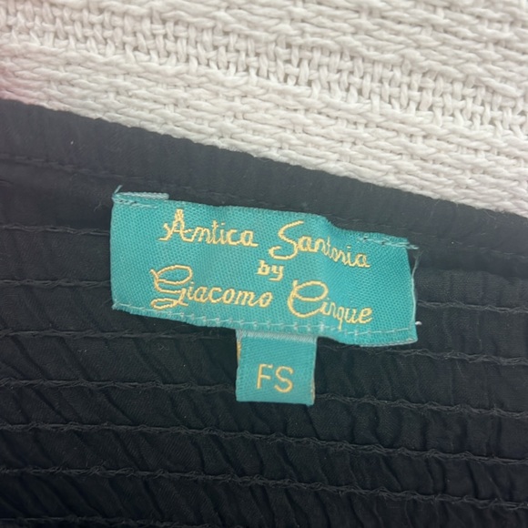 Spectacular Black Antica Sartoria off the shoulder dress - Picture 9 of 11